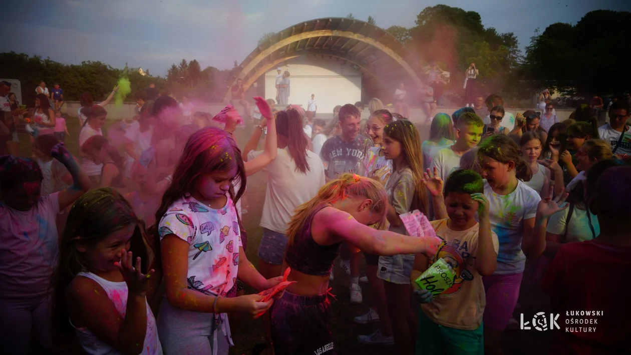 Festiwal Balonów, Baniek Mydlanych i Kolorów w Parku Miejskim w Łukowie