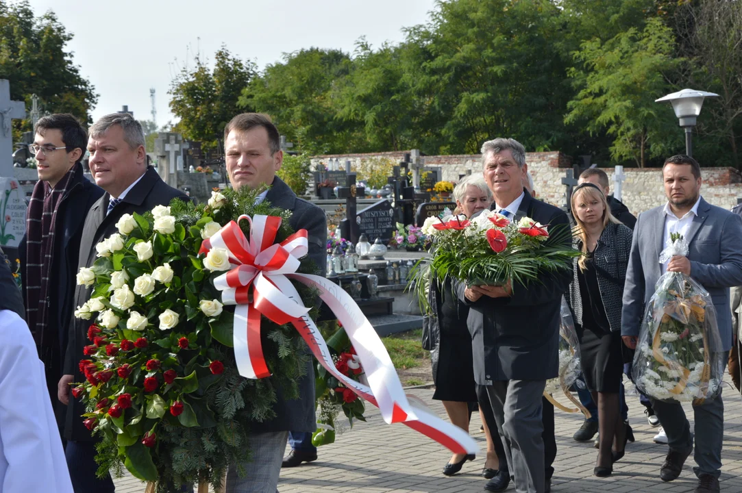 Odsłonięcie nagrobka żołnierza AK Karola Chlebickiego w Chodlu