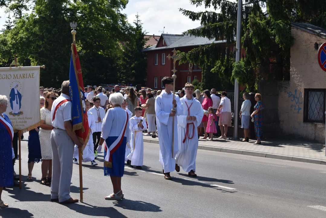 Święto Bożego Ciała w parafii Matki Kościoła w Łukowie