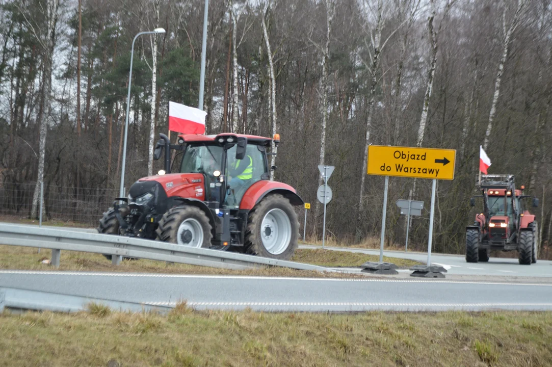 Protest rolników w Żyrzynie