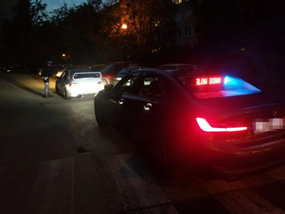 Lublin: Policjanci kontrolują kierowców w ramach akcji "Stop drift" - Zdjęcie główne