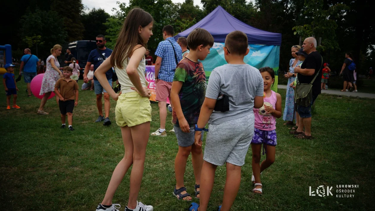 Festiwal Balonów, Baniek Mydlanych i Kolorów w Parku Miejskim w Łukowie