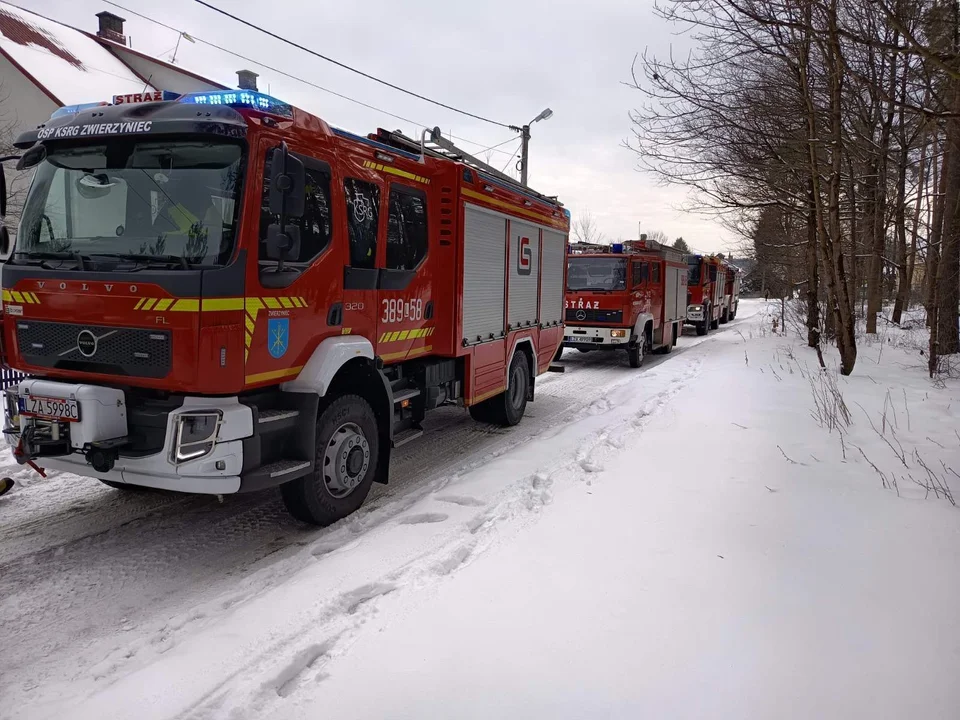 Dramatyczne chwile w powiecie zamojskim. Mieszkańcy musieli uciekać z domów - Zdjęcie główne