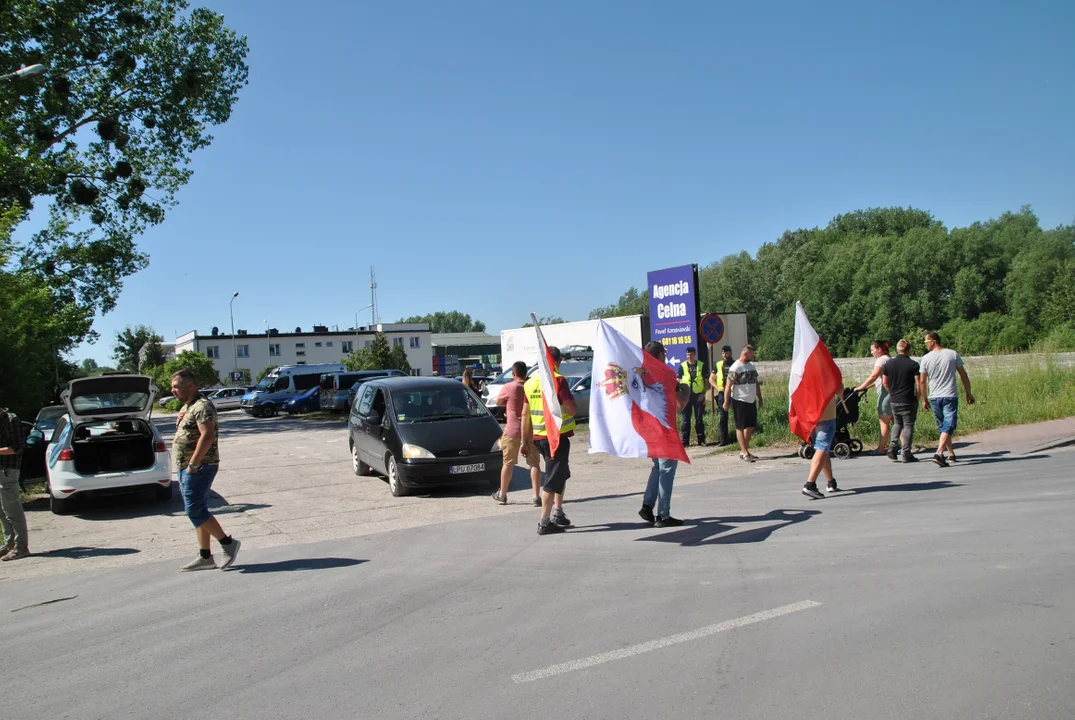 Protest rolników w Opolu Lubelskim