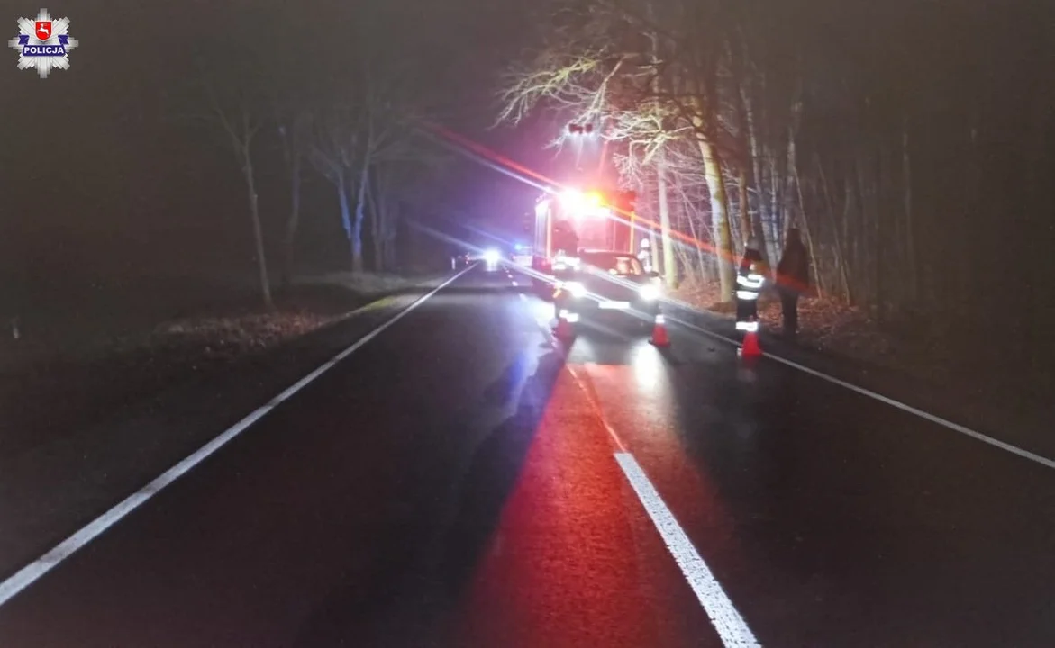 Powiat parczewski: Śmiertelnie potrącił motorowerzystę i uciekł. Policja już go złapała