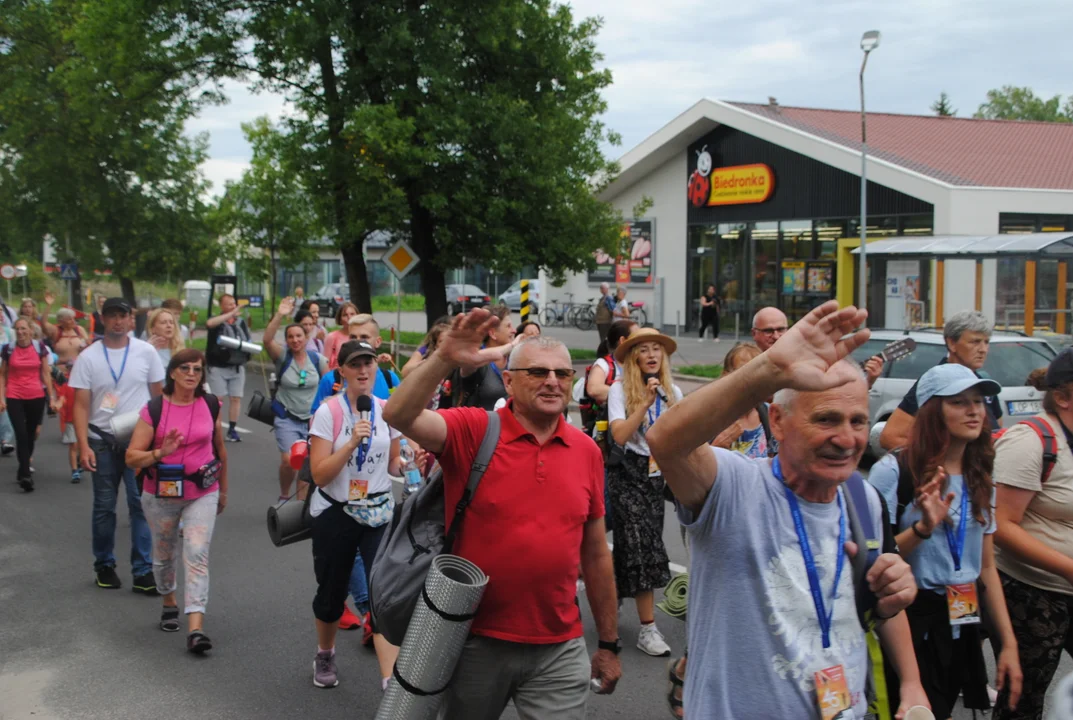 Pielgrzymi w Opolu Lubelskim