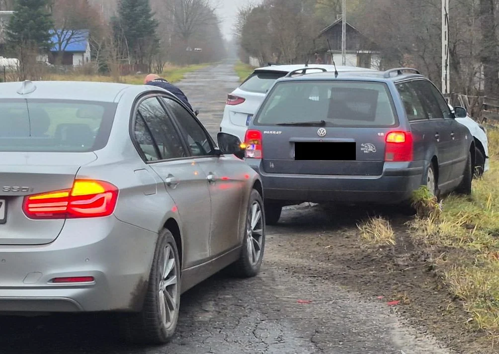 Powiat łęczyński: Pościg za nietrzeźwym kierowcą. Zatrzymany po uderzeniu w radiowóz