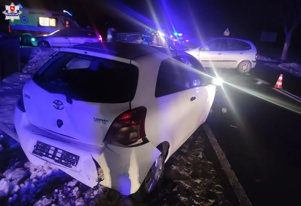 Powiat łęczyński: Spowodował wypadek samochodowy i uciekł. Jeszcze tego samego dnia zgłosił się na policję