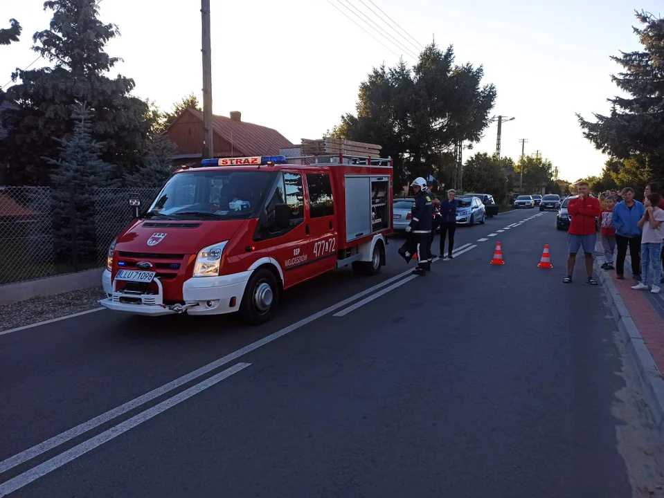 Wypadek z udziałem motocyklisty w Świderkach - Zdjęcie główne