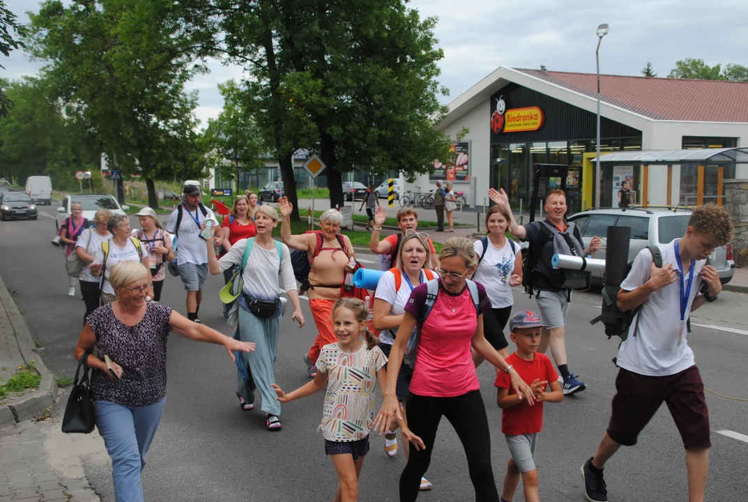 Pielgrzymi w Opolu Lubelskim