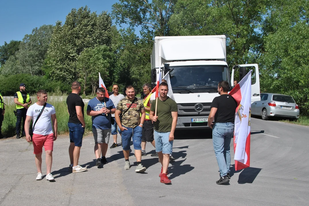 Protest rolników w Opolu Lubelskim