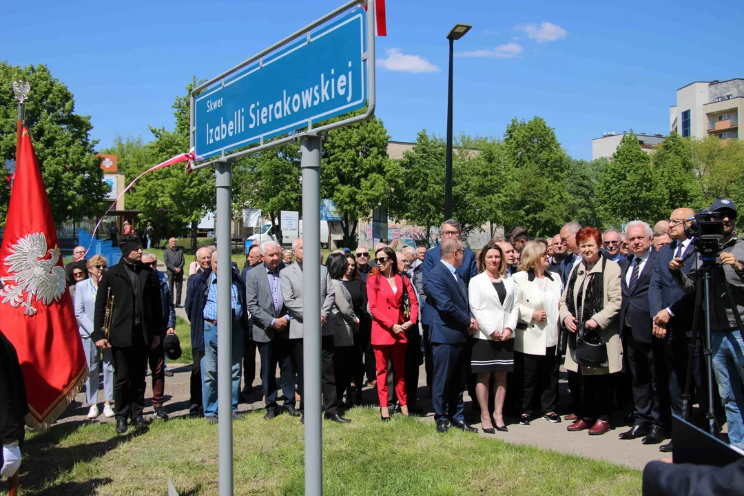 Otwarcie skweru im. Izabelli Sierakowskiej w Lublinie