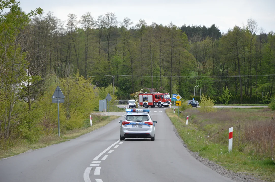 Smiertelny wypadek motocyklisty w Dąbrowie Wronowskiej