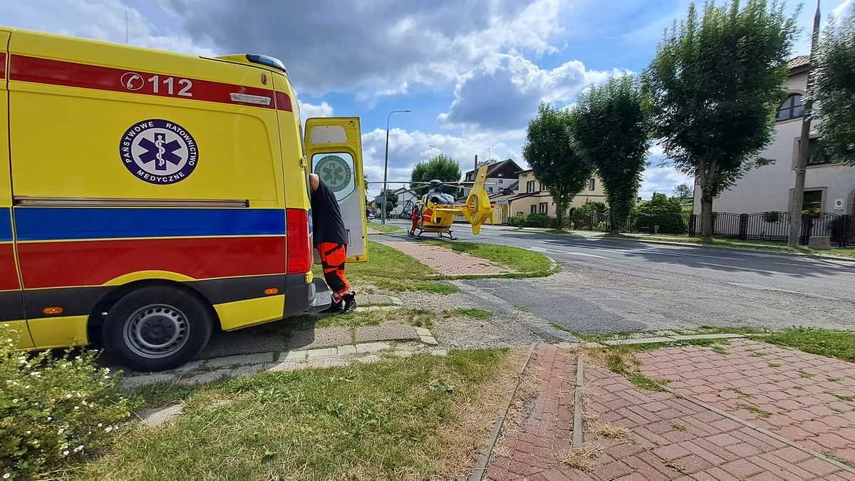 Województwo lubelskie: Małe dziecko wypadło z 3. piętra bloku. Interweniował śmigłowiec LPR
