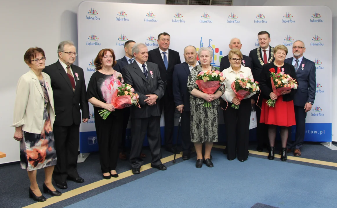 Jubileusze małżeńskie w Lubartowie. Pięć par z medalami od Prezydenta (zdjęcia) - Zdjęcie główne