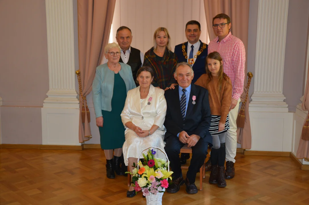 Złote Gody w Sali Kongresowej Pałacu Czartoryskich w Puławach