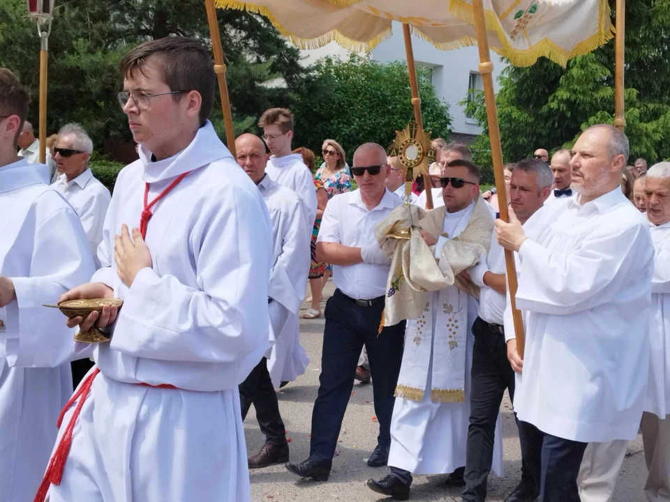 Uroczystość Najświętszego Ciała i Krwi Chrystusa w parafii Świetego Brata Alberta w Łukowie