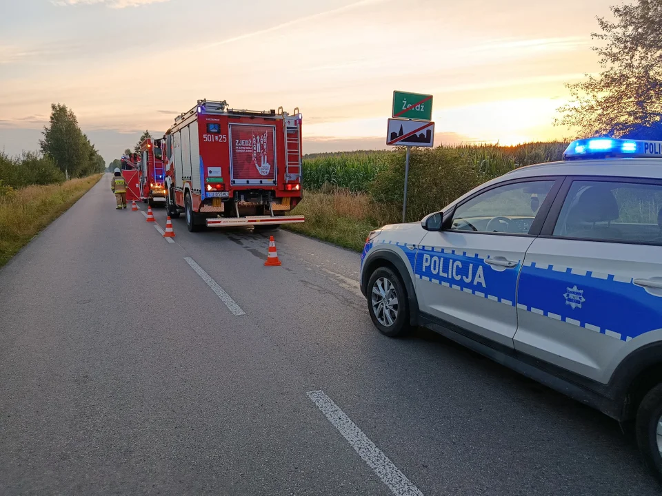 Śmiertelne potrącenie rowerzysty w powiecie puławskim