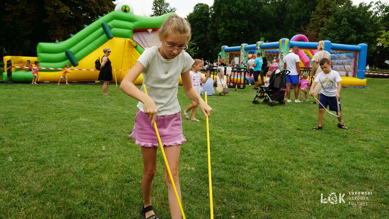 Festiwal Balonów, Baniek Mydlanych i Kolorów w Parku Miejskim w Łukowie