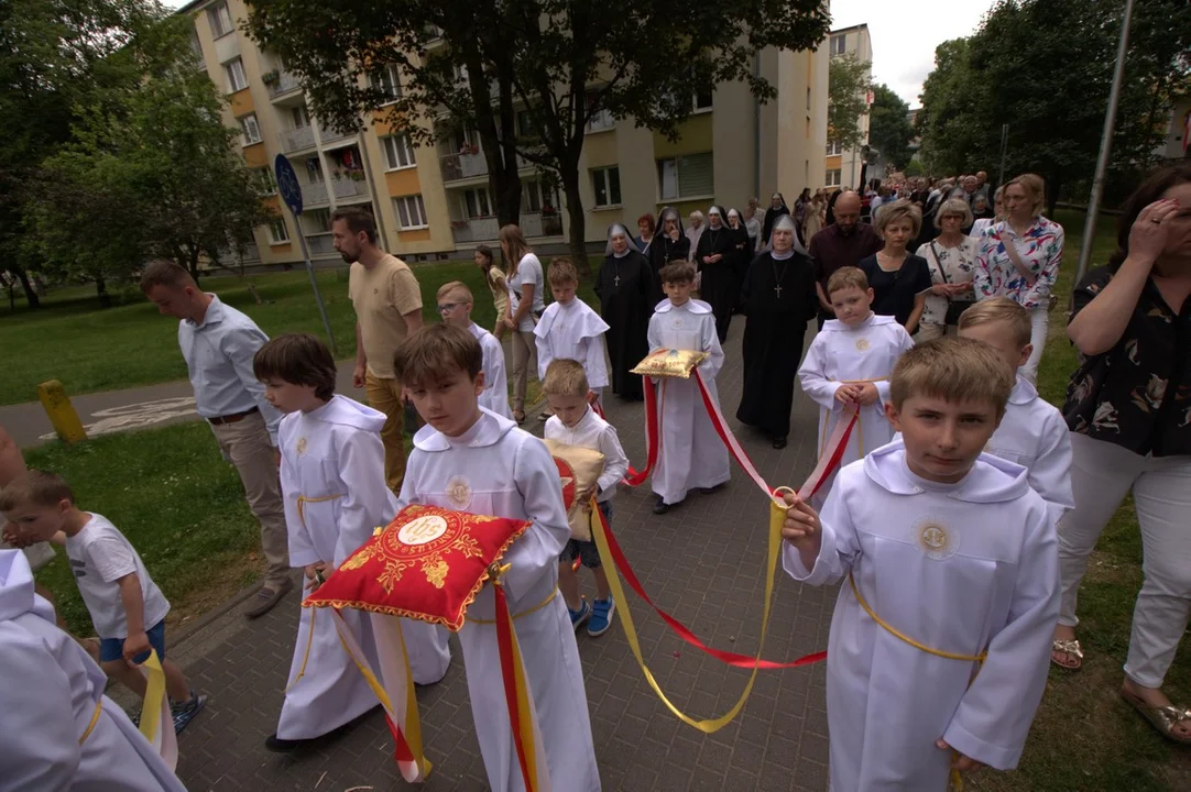 Procesja  Bożego Ciała w Puławach