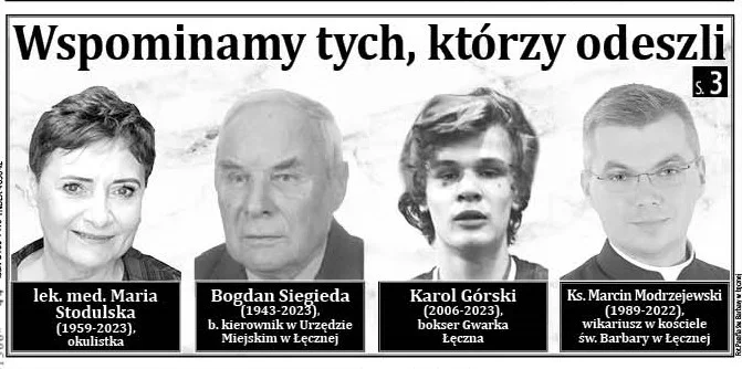 Wspominamy Tych, którzy odeszli - Zdjęcie główne