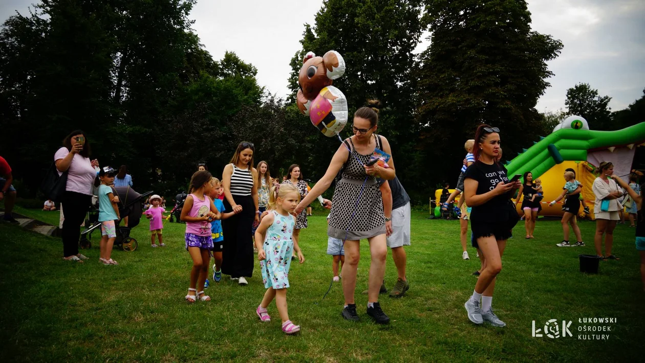 Festiwal Balonów, Baniek Mydlanych i Kolorów w Parku Miejskim w Łukowie