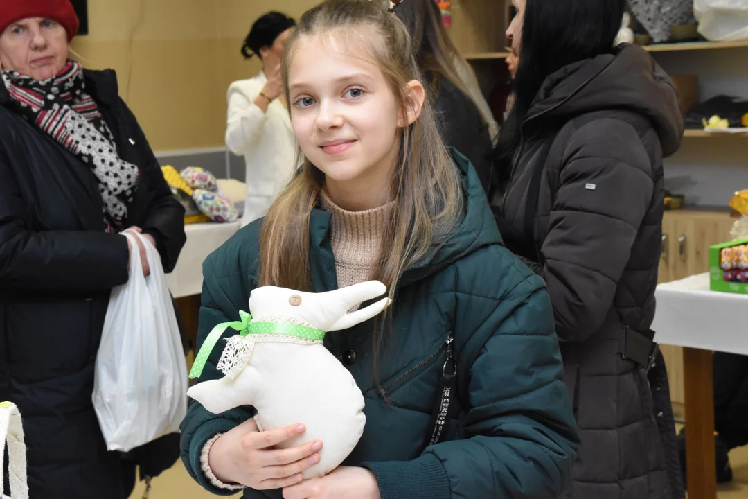 Piękne ozdoby wielkanocne na kiermaszu w Anielinie