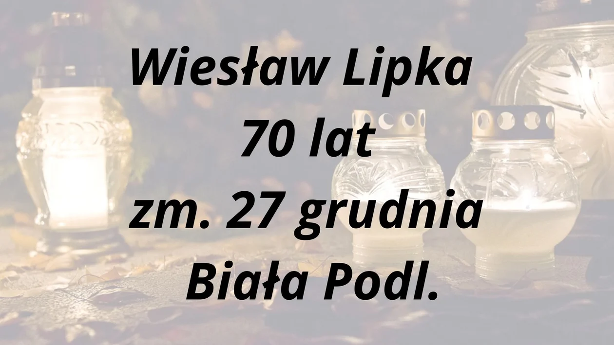 Nekrologi - powiat bialski