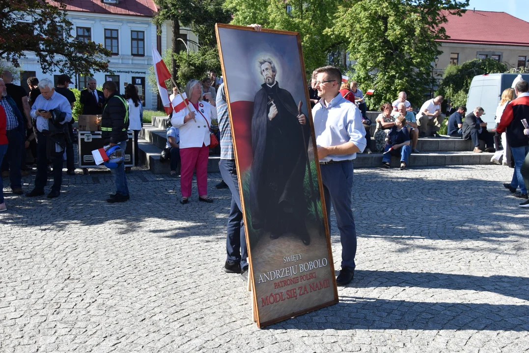 Karol Nawrocki w Białej Podlaskiej