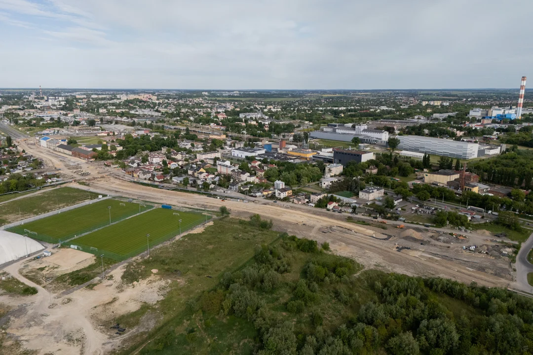 Lublin: Budowa przedłużenia ul. Lubelskiego Lipca '80 trwa od roku. Co udało się już zrobić?