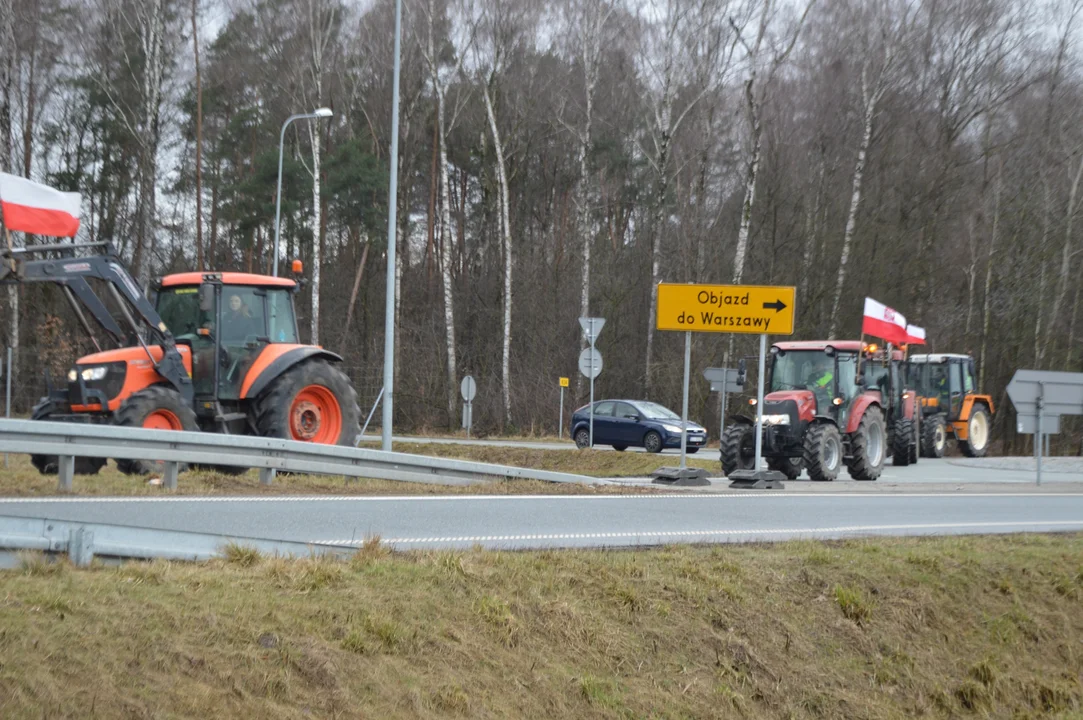 Protest rolników w Żyrzynie