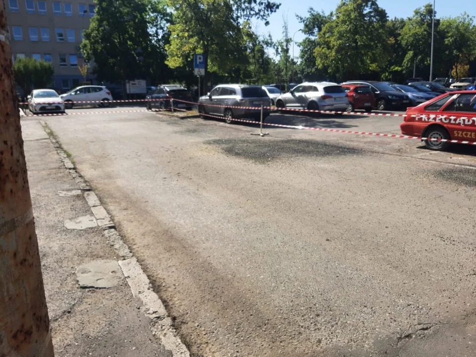 Remont parkingu przy szpitalu