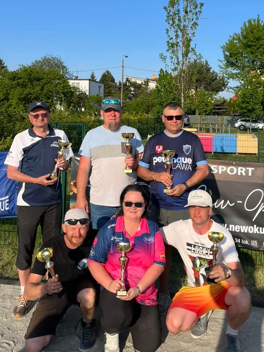 Lubartowski klub petanque na zawodach w Białymstoku