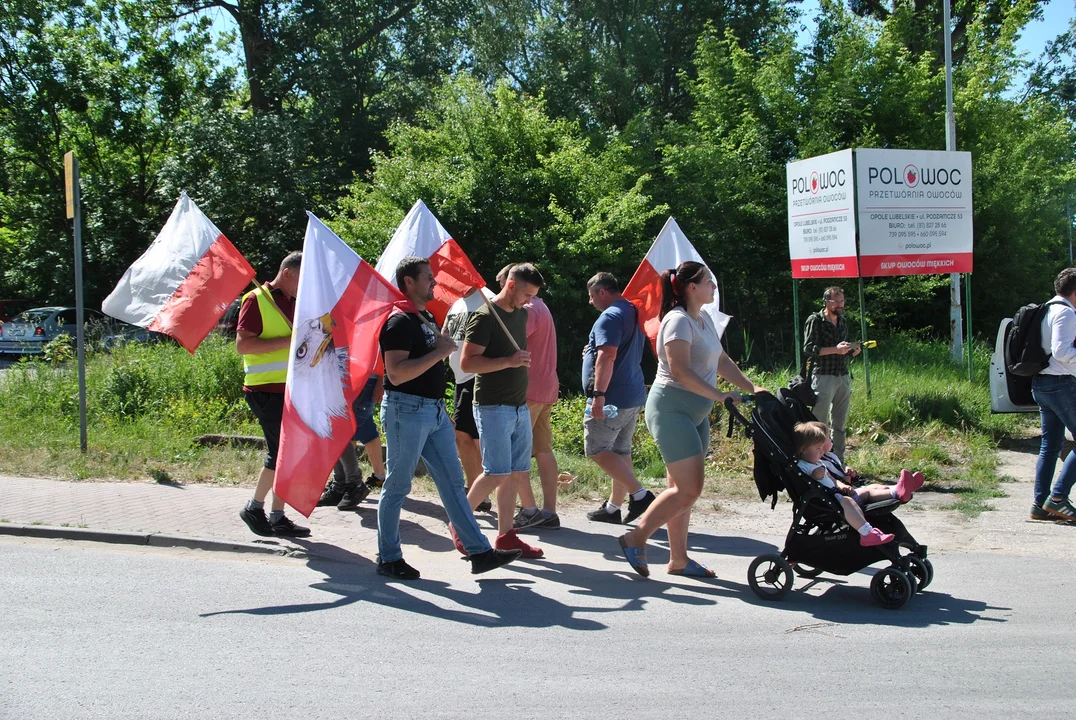 Protest rolników w Opolu Lubelskim