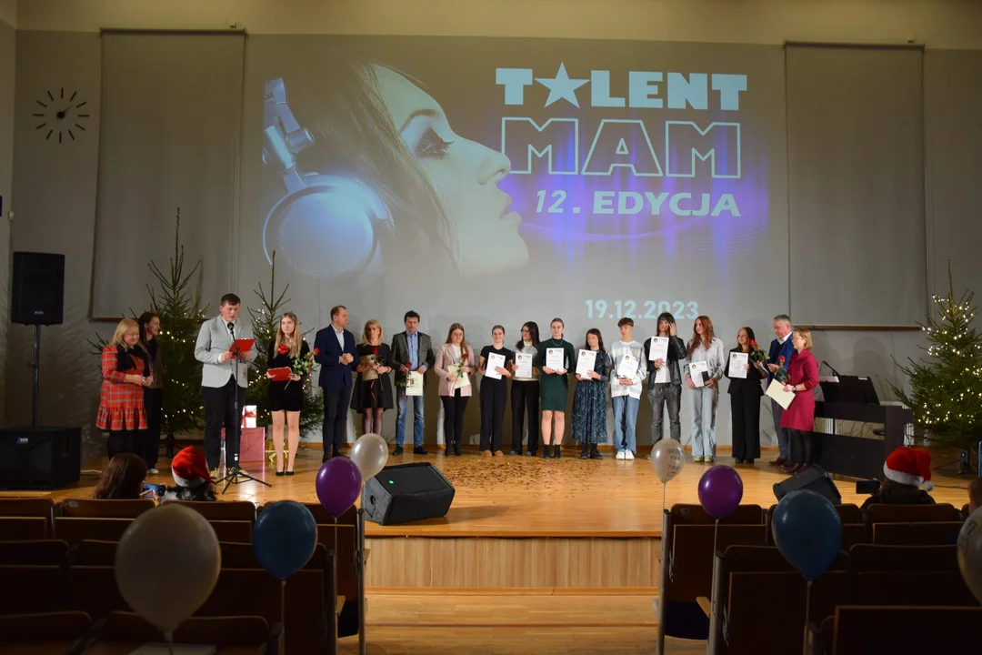 12. Edycja konkursu "TALENT MAM" w I LO im. T. Kościuszki w Łukowie.