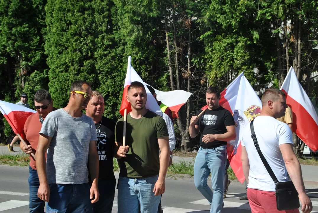 Protest rolników w Opolu Lubelskim