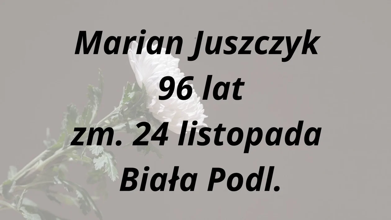 Nekrologi powiat bialski