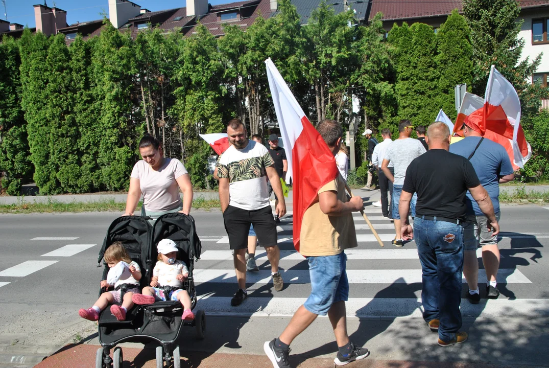 Protest rolników w Opolu Lubelskim