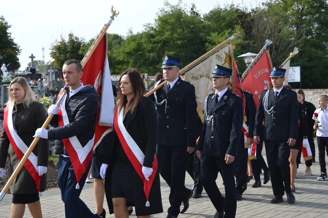 Odsłonięcie nagrobka żołnierza AK Karola Chlebickiego w Chodlu