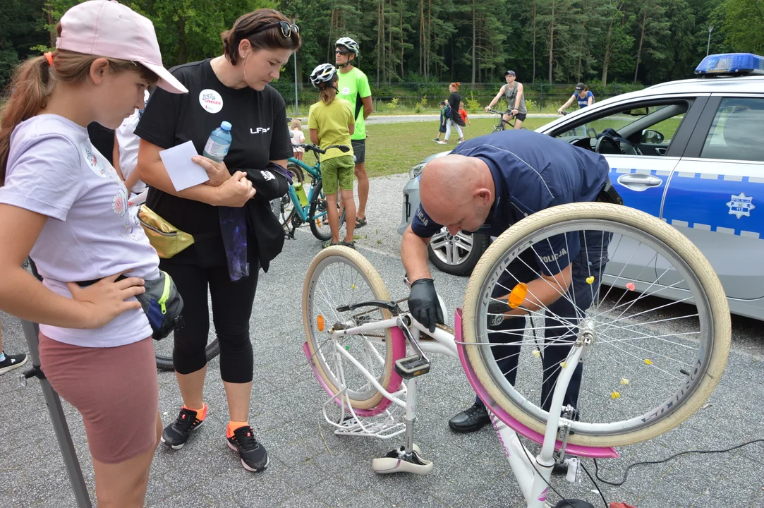 Rajd rowerowy Tour de Lubelskie w Poniatowej