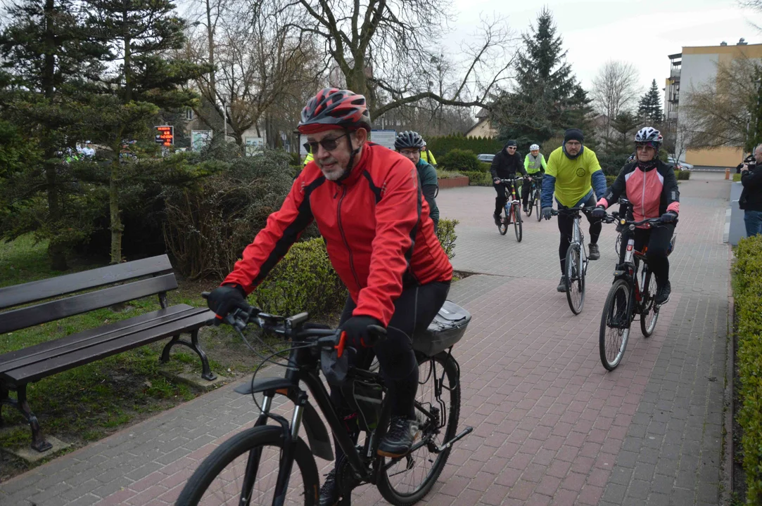 Pierwszy trening Puławskiej Grupy Rowerowej