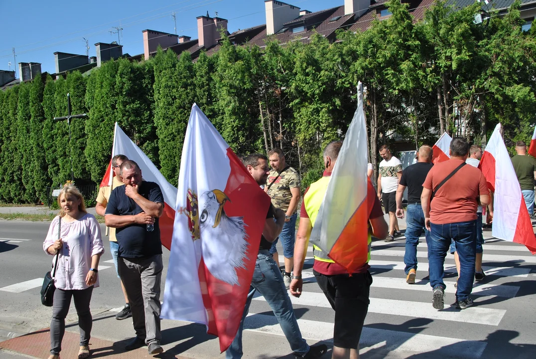 Protest rolników w Opolu Lubelskim