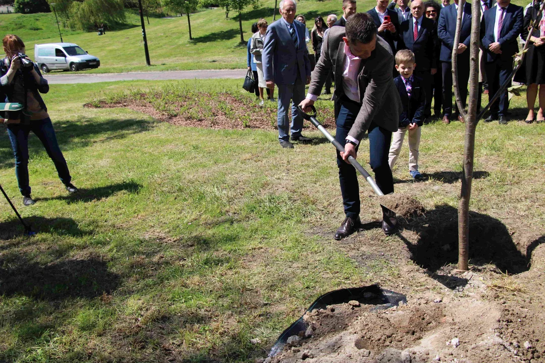 Otwarcie skweru im. Izabelli Sierakowskiej w Lublinie