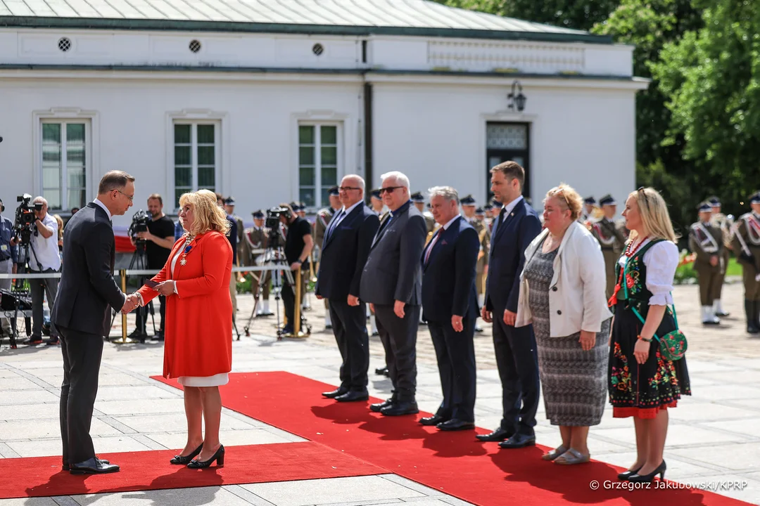 Łukowianka Dorota Magdalena Sadowska–Pikuła ze Szwecji odznaczona przez Prezydenta Andrzeja Dudę