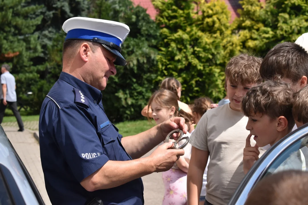 Akcja Bezpieczne wakacje w SP w Końskowoli