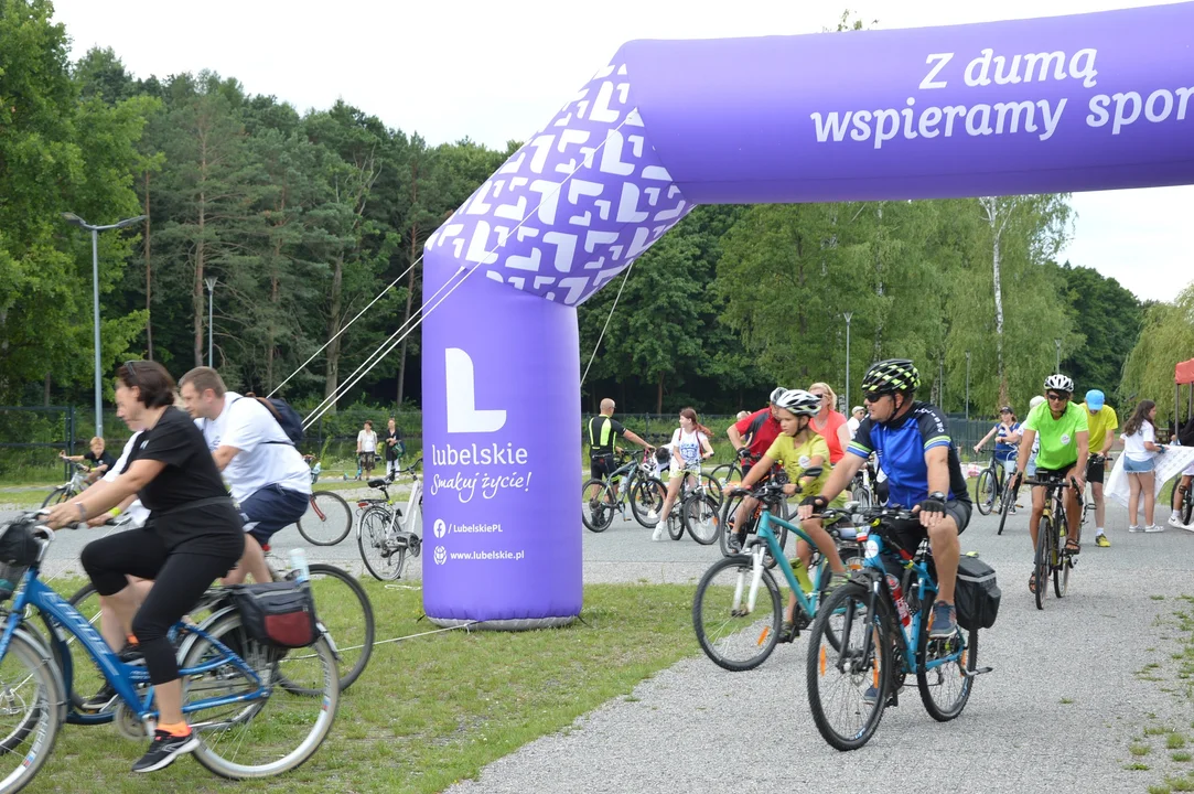 Rajd rowerowy Tour de Lubelskie w Poniatowej