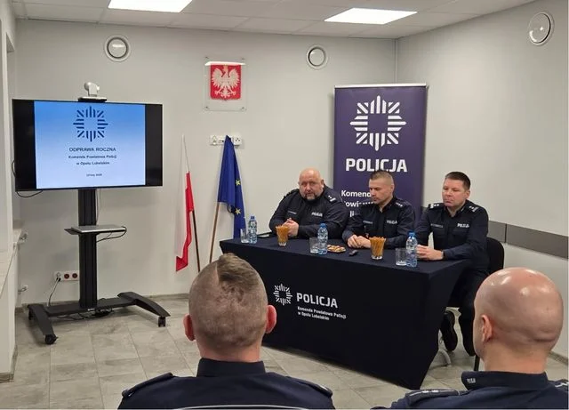 Opole Lubelskie: Roczna odprawa Policji