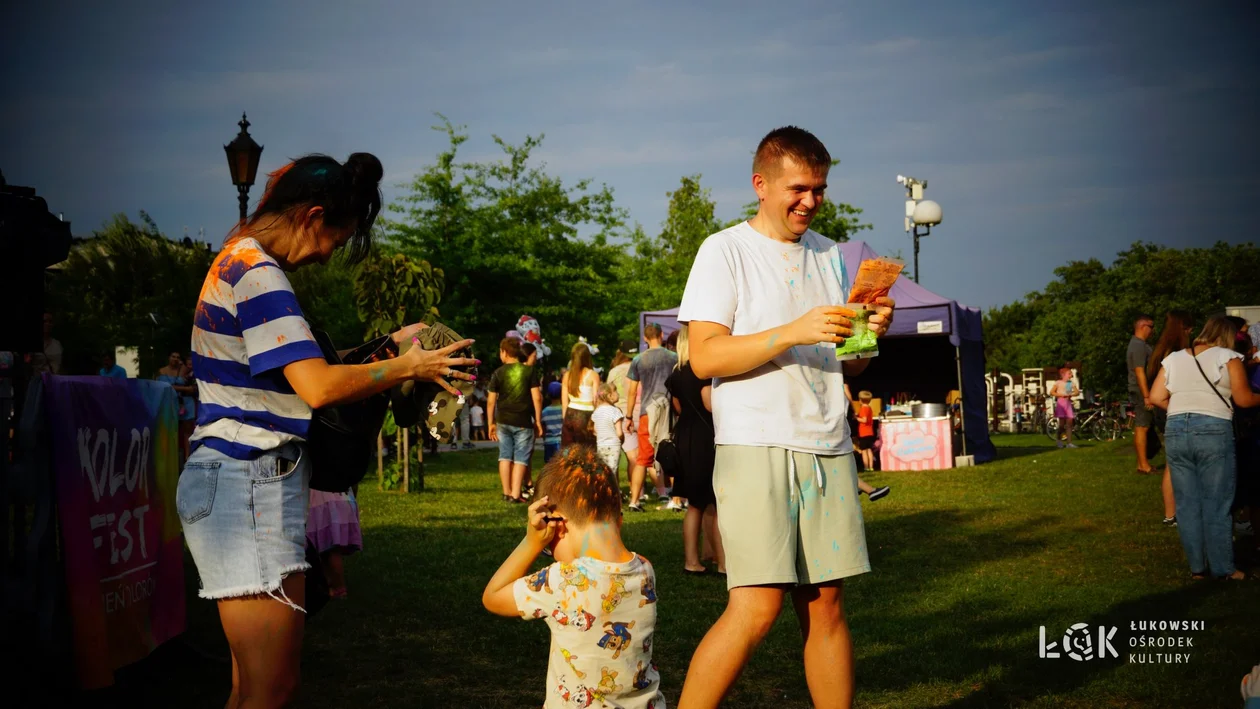 Festiwal Balonów, Baniek Mydlanych i Kolorów w Parku Miejskim w Łukowie