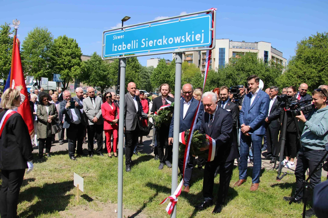 Otwarcie skweru im. Izabelli Sierakowskiej w Lublinie