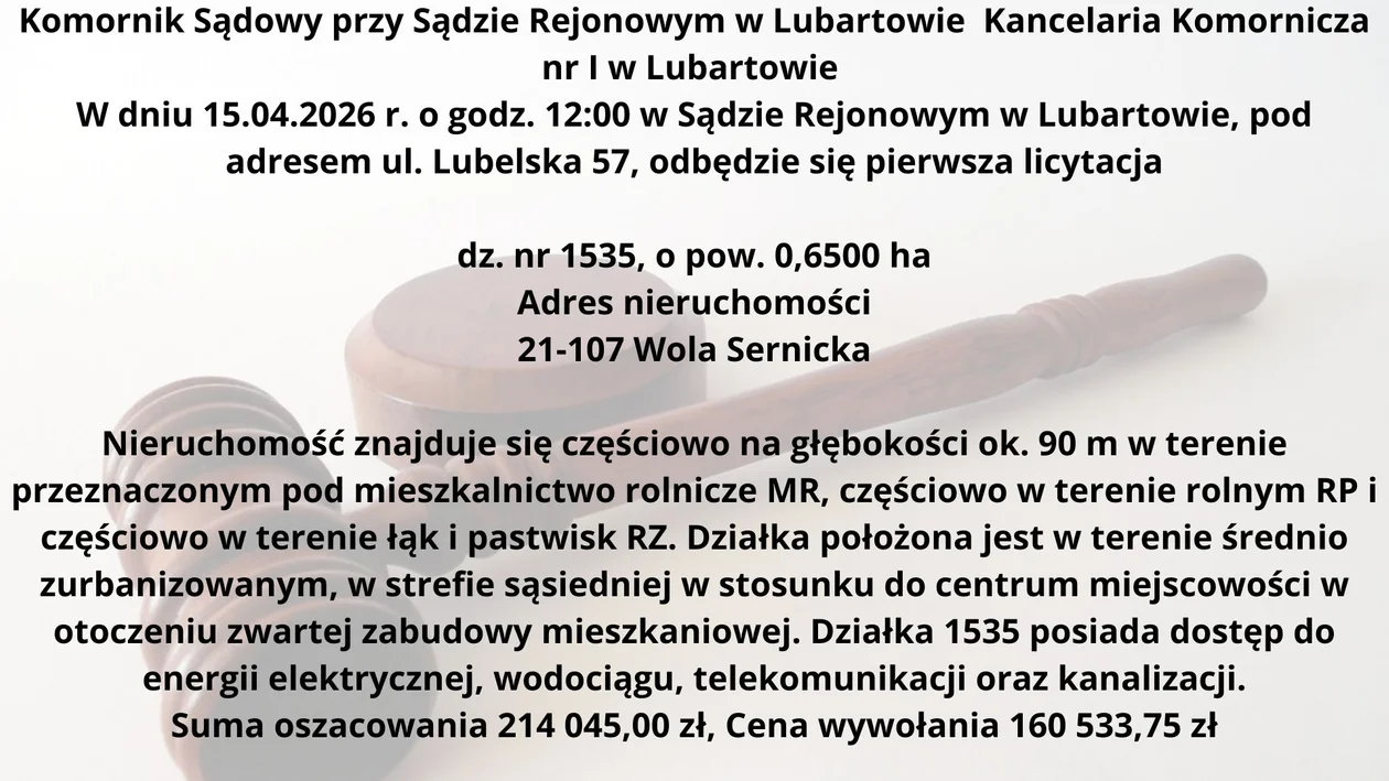 Licytacje nieruchomości